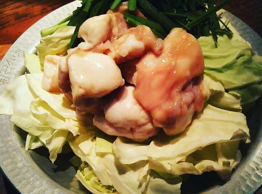 新鮮プリプリの牛もつ鍋