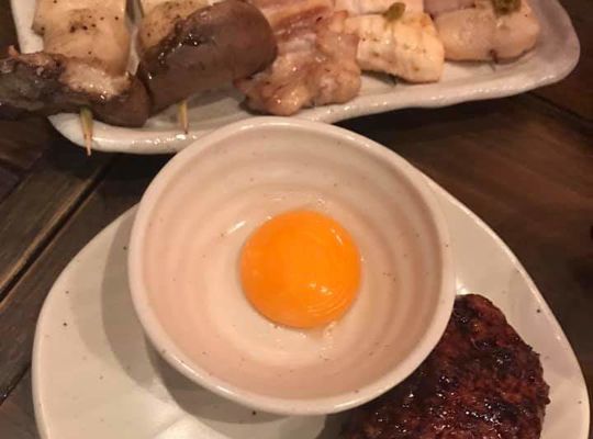 つくね串とエリンギ串